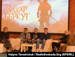 Під час презентації фільму «Захар Беркут» у Львові, 7 жовтня 2019 року
