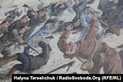 Фрагмент картини «Бій під Крутами» Олександра Климка