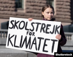 Ґрета Тунберґ – засновниця руху «Шкільний страйк за клімат»