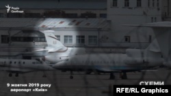 9 жовтня журналісти помітили літак, яким користується Хорошковський прилетів з Туреччини