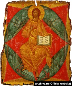 Ікона «Спас в силах» московського іконописця Андрія Рубльова початку 15-го століття