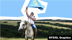 Золото на блакиті. Прапор кримських татар від появи – до наших днів (фотогалерея)
