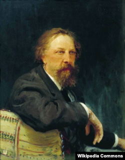 Портрет письменника Олексія Толстого (1817–1875) авторства Іллі Рєпіна (Ріпина)