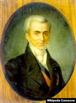 Іоанн Каподистрія (1776–1831) – дипломат російської служби, перший президент Греції