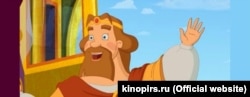 А так князя Володимира зображають у російських мультфільмах