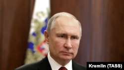 Президент Росії Володимир Путін. Москва, 23 лютого 2021 року