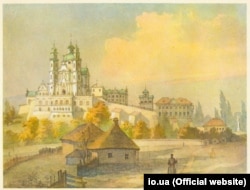 Тарас Шевченко «Почаївська лавра з півдня» (акварель), 1846 рік