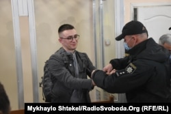 Сергій Стерненко у будівлі суду в Одесі, 23 лютого 2021 року